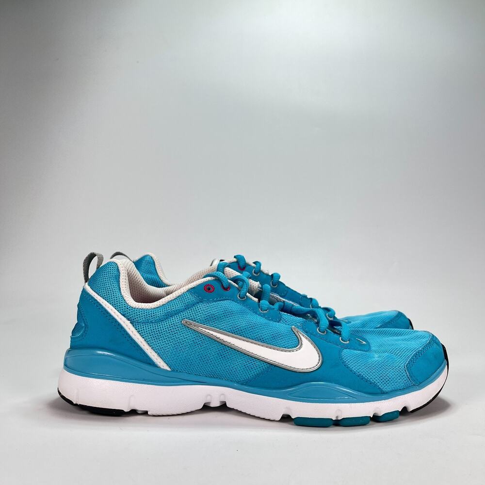 Nike Flex Supreme TR Blue White Cross Training Shoes 443836-401 Women's Size 8.5